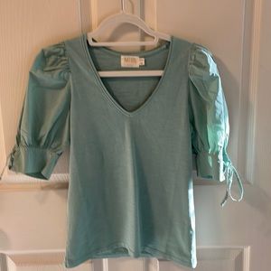 Nation Ltd puffed sleeve tee